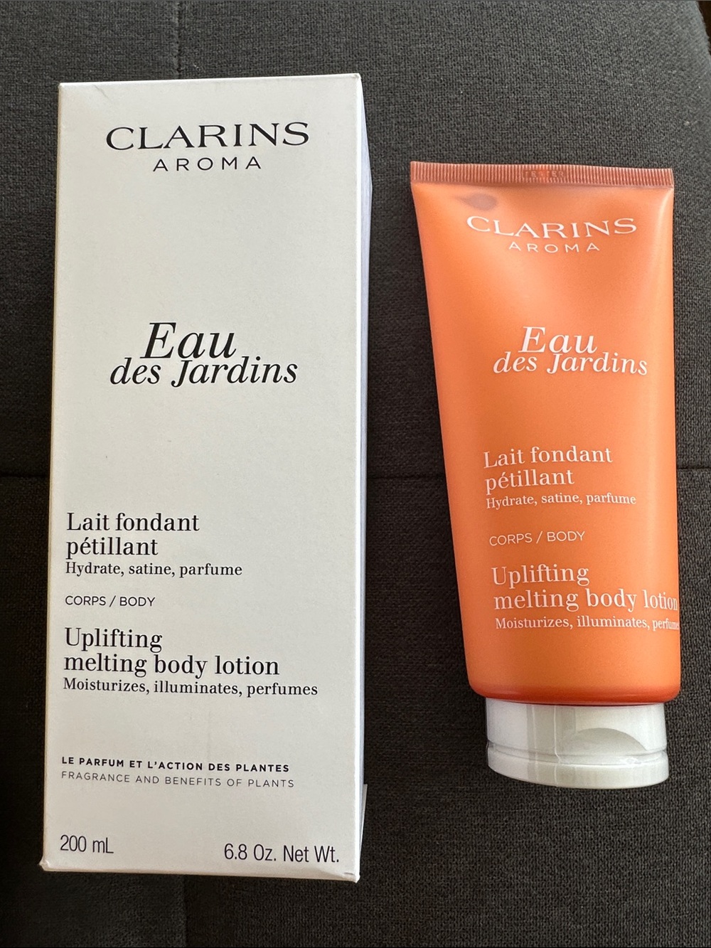 🆕 Clarins Aroma Eau des Jardins Uplifting Melting Body Lotion